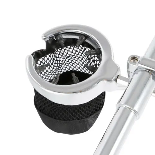 Satılık Motosiklet Gidonu Bardak Tutucu Krom Içecek Sepeti Harley Touring Electra Glide Yol Glide Ultras Klasikleri