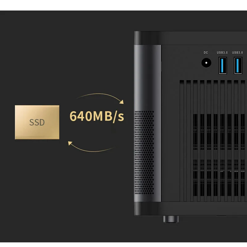 DLP проектор домашний высокой четкости Смарт видео мобильный телефон проекция ТВ