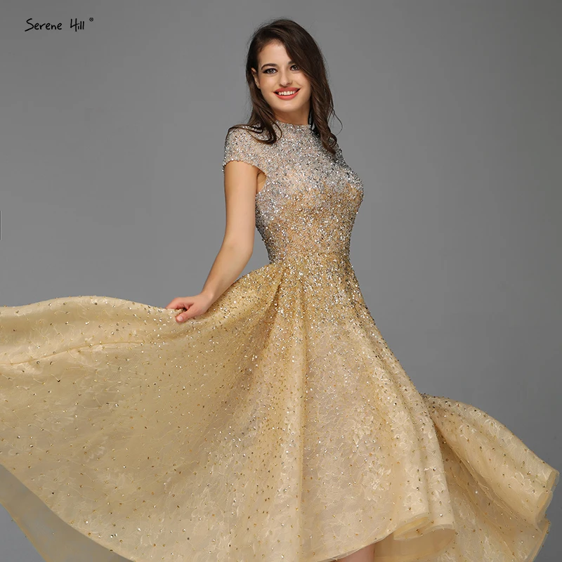 Дубай роскошные серебряные ассиметричные вечерние платья 2021 с высокой