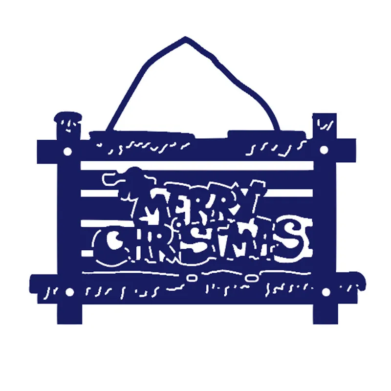 Grite Merry Christmas Tag металлические стальные трафареты для пресс-формы для изготовления скрапбукинга альбом «сделай сам» бумажные карты тиснения штампы