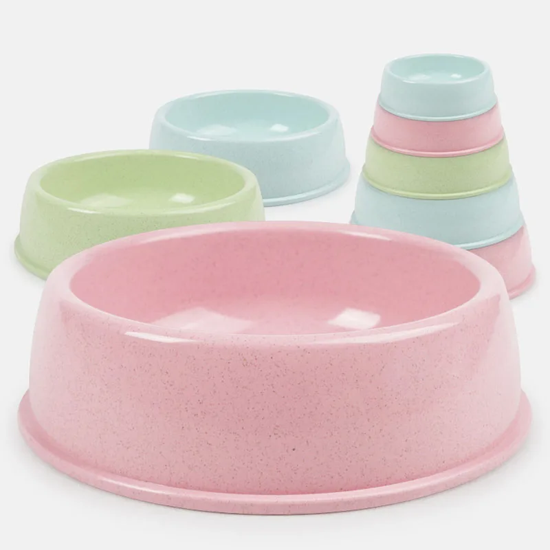 Экологичная миска из пшеничной соломы WS для питомцев собак и кошек конфетных