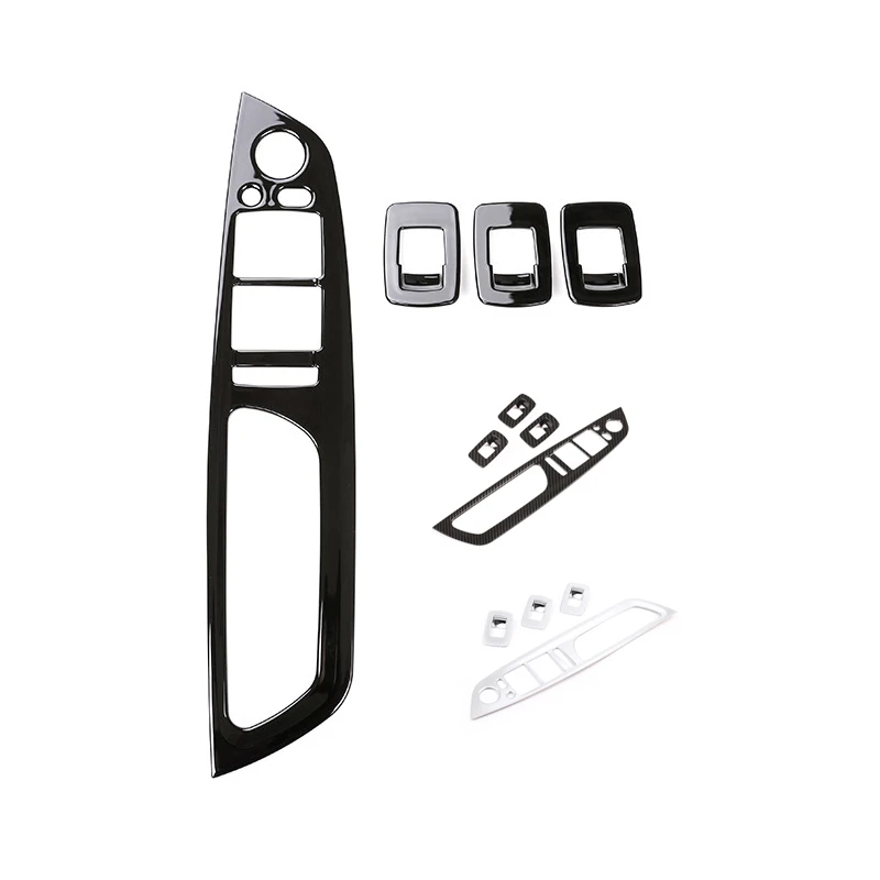 Накладка для кнопки подъема окна автомобиля углеродное волокно BMW X5 X6 E70 E71 2008 - 2011