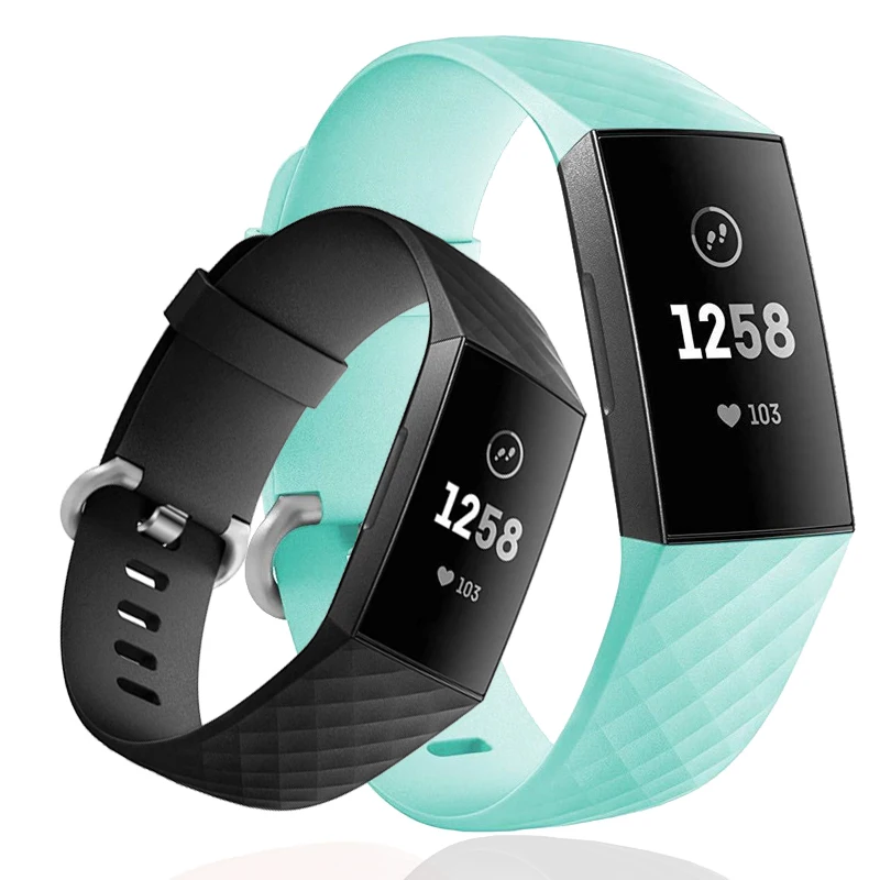 Силиконовые сменные умные часы аксессуары браслет ремешок для Fitbit Charge 3 ремешка
