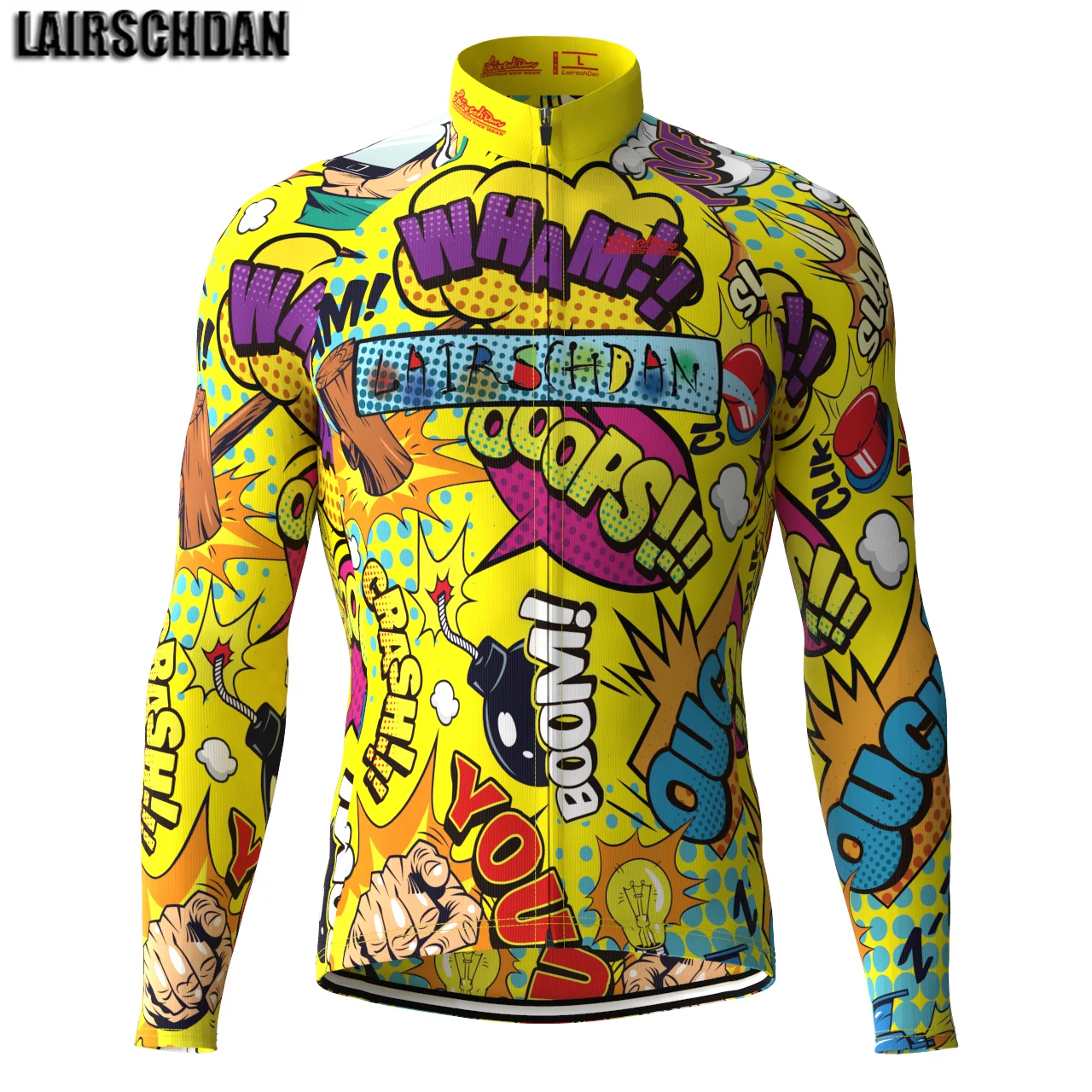Белая велосипедная футболка унисекс LairschDan с длинным рукавом одежда для горного