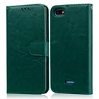 Чехол-книжка для Xiaomi Redmi 6A, мягкий, силиконовый, с отделением для карт