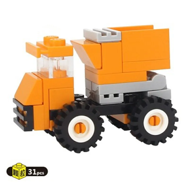 31 совместимый кран. Экскаватор блок LEGOLAND городской грузовик развивающие игрушки