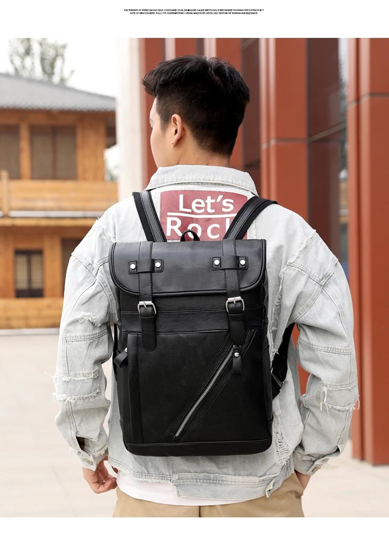 Школьные сумки от кражи mochila hombre, водонепроницаемые, для путешествий, в винтажном стиле, для ноутбука, черный кожаный рюкзак для мужчин, дизайнерские, повседневные, sac a dos
