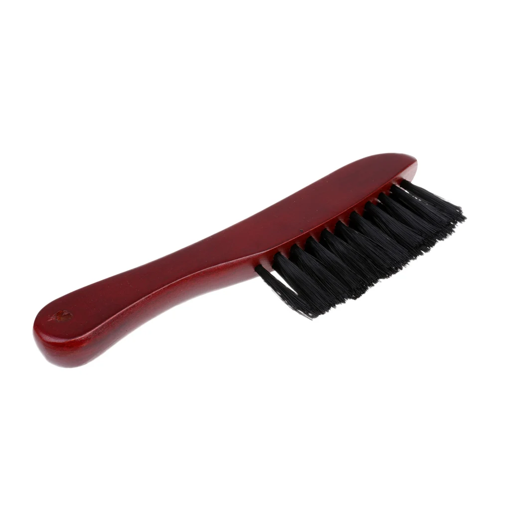

Perfeclan Wood Handle Horse Hair Rail Brush Snooker/Pool Table Cleaner Tool Accessories