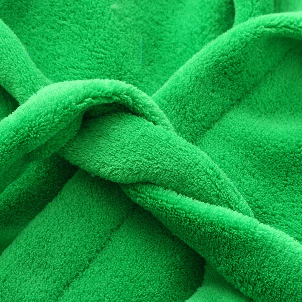 Зимние милые теплые банные халаты для новорожденных мальчиков и девочек с