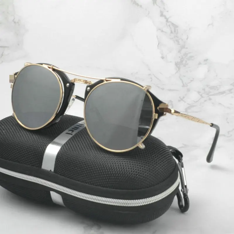 Мужские и женские солнцезащитные очки на застежке с магнитной оправой