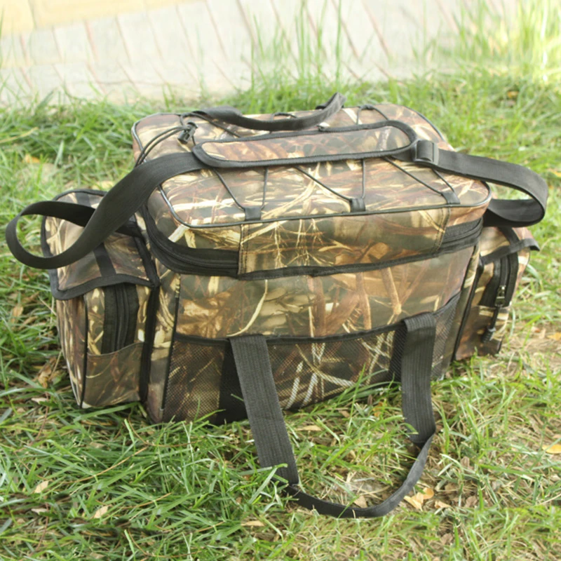 Многофункциональная уличная водонепроницаемая сумка для рыболовных снастей, портативная поясная сумка через плечо с ремнем для переноски,... от AliExpress WW