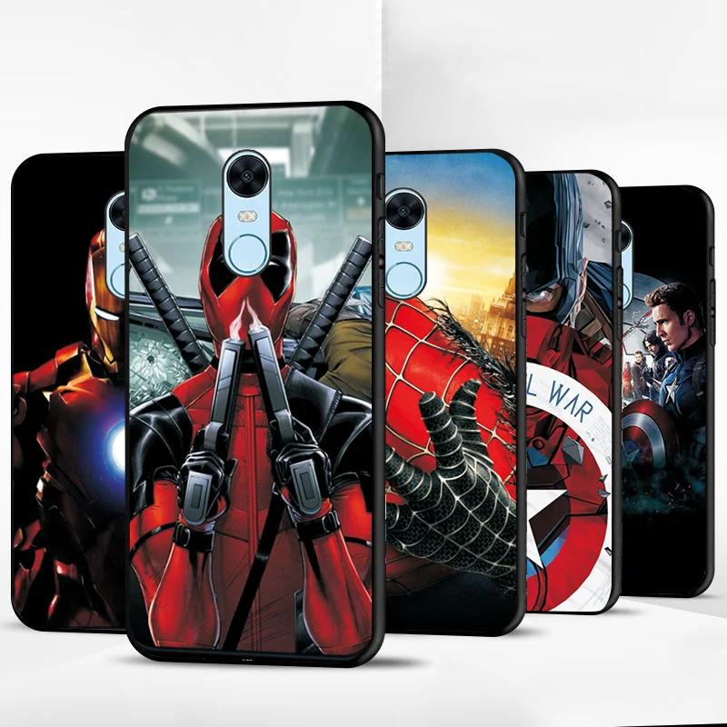 Для huawei Nova 2 2i 3 3i 3e 4e чехол Marvel Капитан Человек-паук чехол для телефона для huawei mate 10 mate 20 Lite Pro Черная задняя крышка из ТПУ