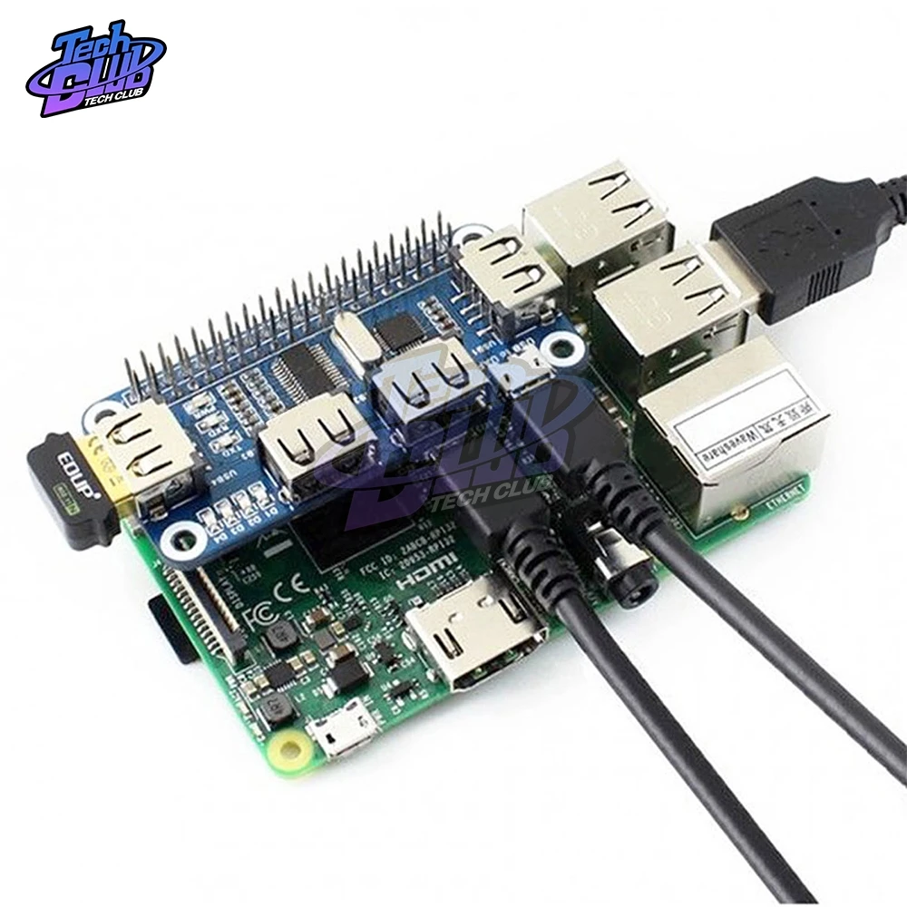 4 порта usb-хаб шляпа для Raspberry Pi 3/2/Zero W Плата расширения USB для UART для последовательной отладки совместима с USB2.0/1,1