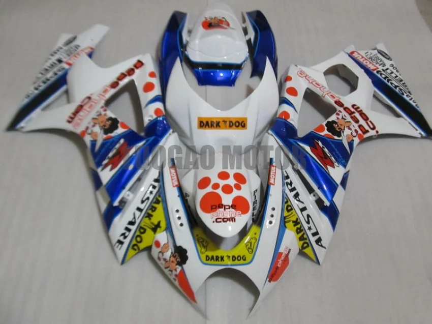 

Комплект обтекателей для мотоцикла без инъекций для многоцветного кузова SUZUKI GSXR1000 GSXR 1000 2007-2008 07-08 кузов