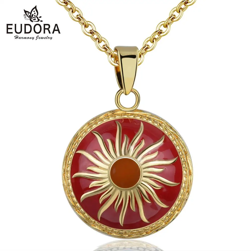 Эмалированный шариковый кулон солнце Eudora уникальный оригинальный Гармония