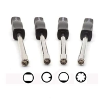 4pcs carburetor adjustment tool carb adjusting screwdriver for zama walbro common 2 cycle small engine splined double d pacman