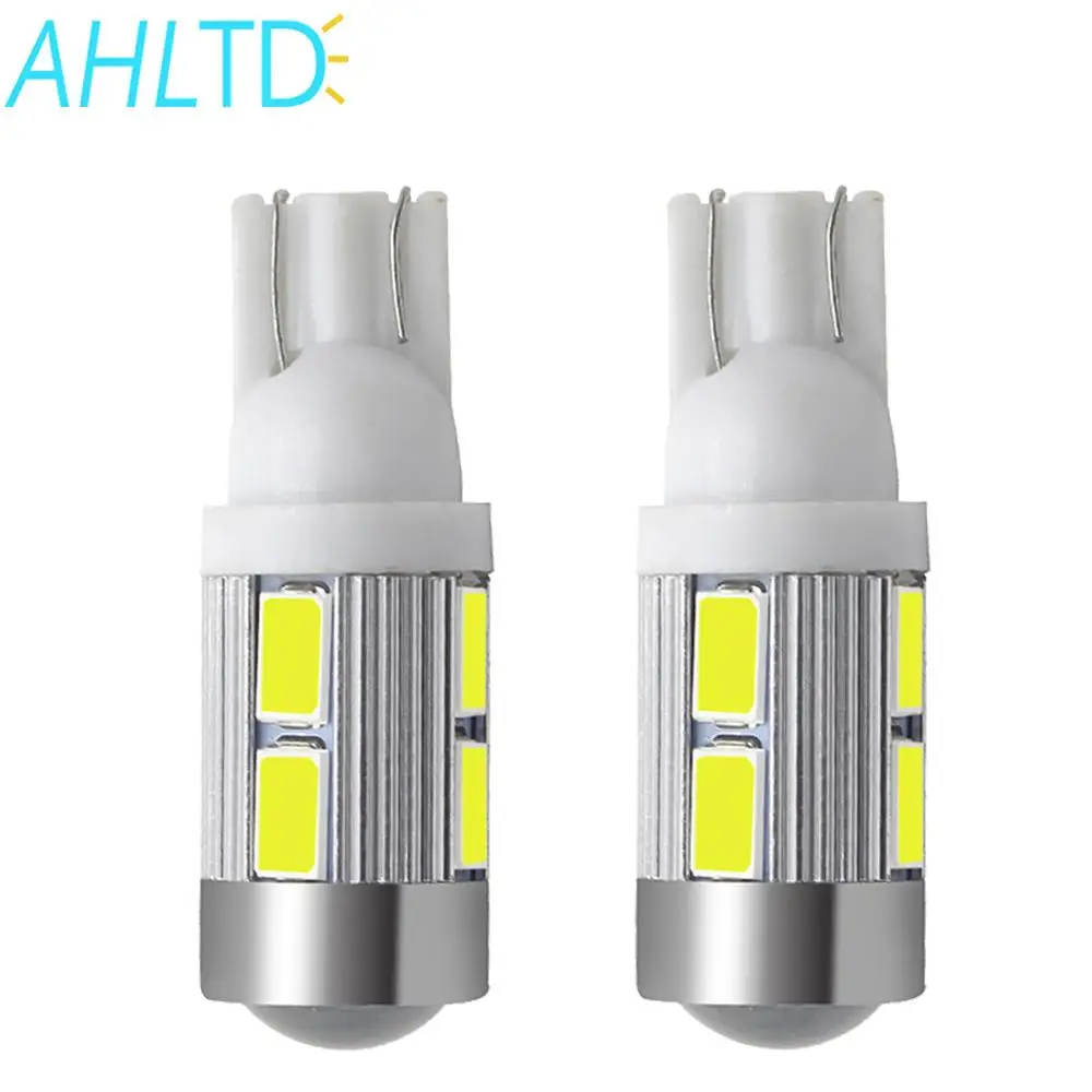 2X W5W T10 10SMD 5730 6000 К Авто купол дверная карта светильник s 194 на танкетке 12V автомобильный светодиодный проектор однотонные Поворотная сигнальная лампа габаритного светильник
