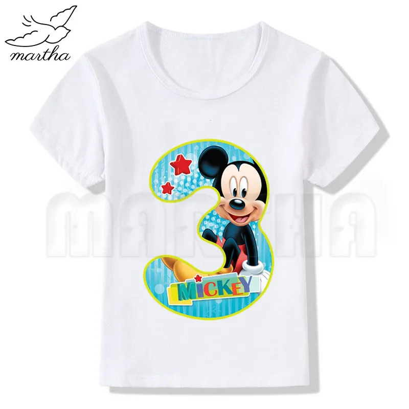 Письмо с днем рождения номер 1-9 подарок на день Детская летняя футболка детская