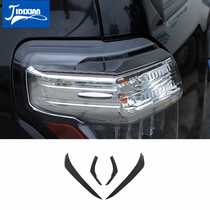 

JIDIXIAN Car Stickers for Toyota 4Runner 2010+ Car Front Light Lamp Eyebrow Decoration Accessories for Toyota 4Runner 2010+