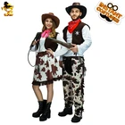 Западное Родео одежда в ковбойском стиле; Костюм для Хэллоуина, способный преодолевать Броды для взрослых женщин ролевые игры тематический наряд для вечеринки