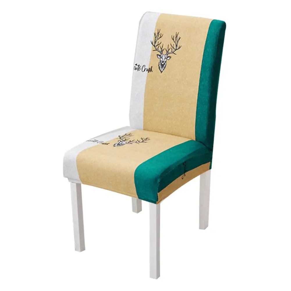 color11 Meijuner чехол для кресла спандекс ткань чехол для стула принт стрейч съемный моющийся стул протектор чехол для комнаты банкет Y393 - Цвет: color11