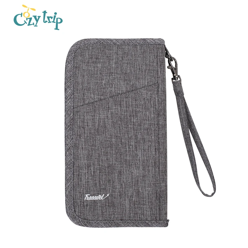 Дорожный семейный Держатель для паспорта RFID Блокировка билетов наличные