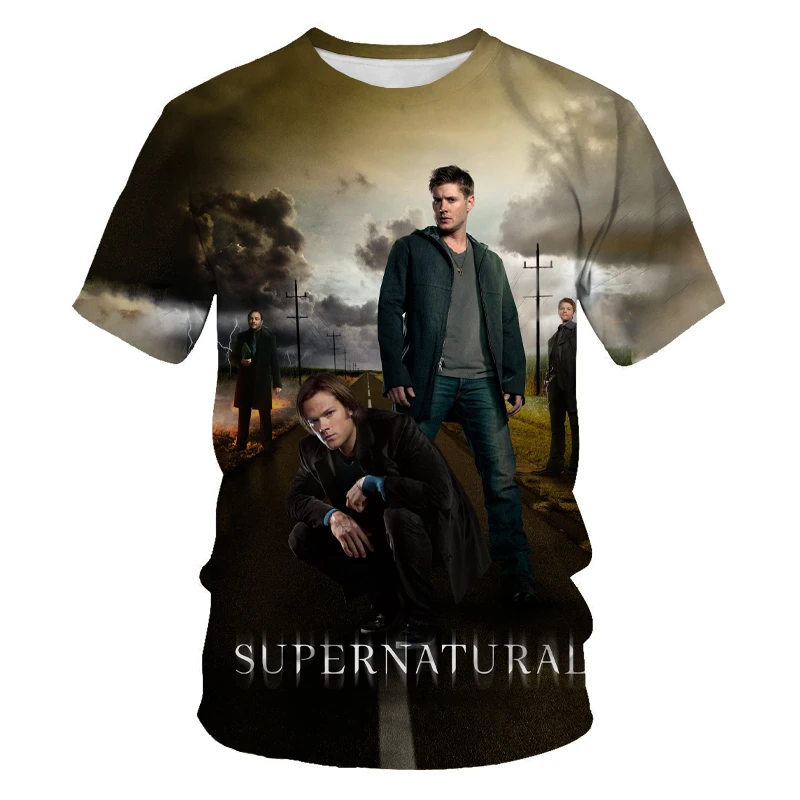 

20213D printed short-sleeved men and women outdoor daily movie characters casual and comfortable sports O-neck T-shirt 3D