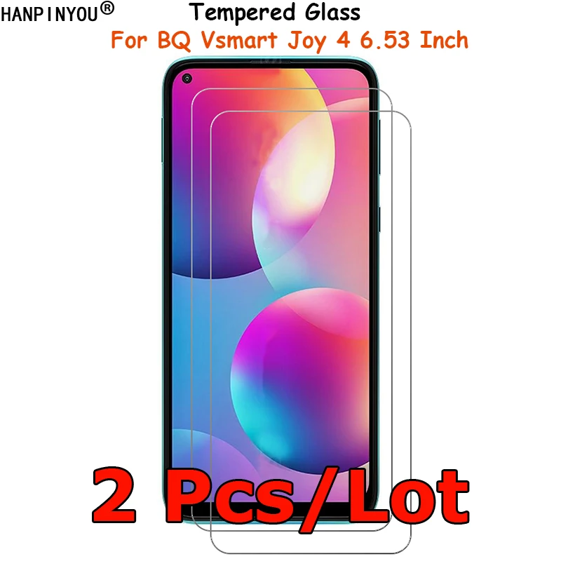 2 шт./лот для BQ Vsmart Joy 4 Joy4 6 53 дюйма прозрачное закаленное стекло Защита экрана