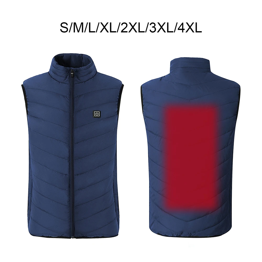 Мужская и женская электрическая теплая жилетка с подогревом USB куртка для