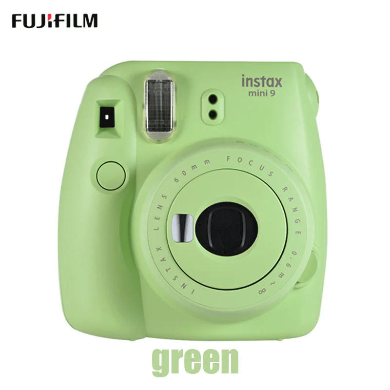 mini 9 Green 5 цветов Fujifilm Instax polaroi Mini 9 мгновенная камера Mini7c instantanea фото камера Мальчик девушка романтический подарок - Цвет: mini 9 Green
