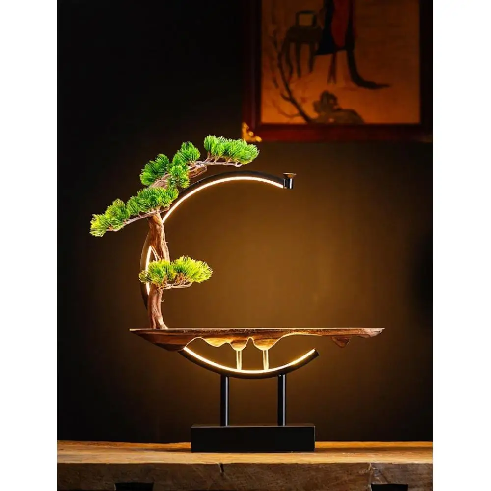 

European Style Elk Resin Backflow Incense Burner 20 Pcs Cones Luxury Smoke Waterfall Incense Sticks Holder With Usb Led Light