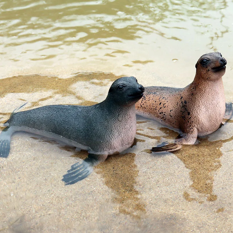 Фигурки морских львов фигурки животных коллекционные игрушки морские животные