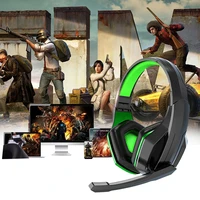 professional foldable gamer headphone super bass over ear computer gaming headset with mic stereo wired headphones forcomputer