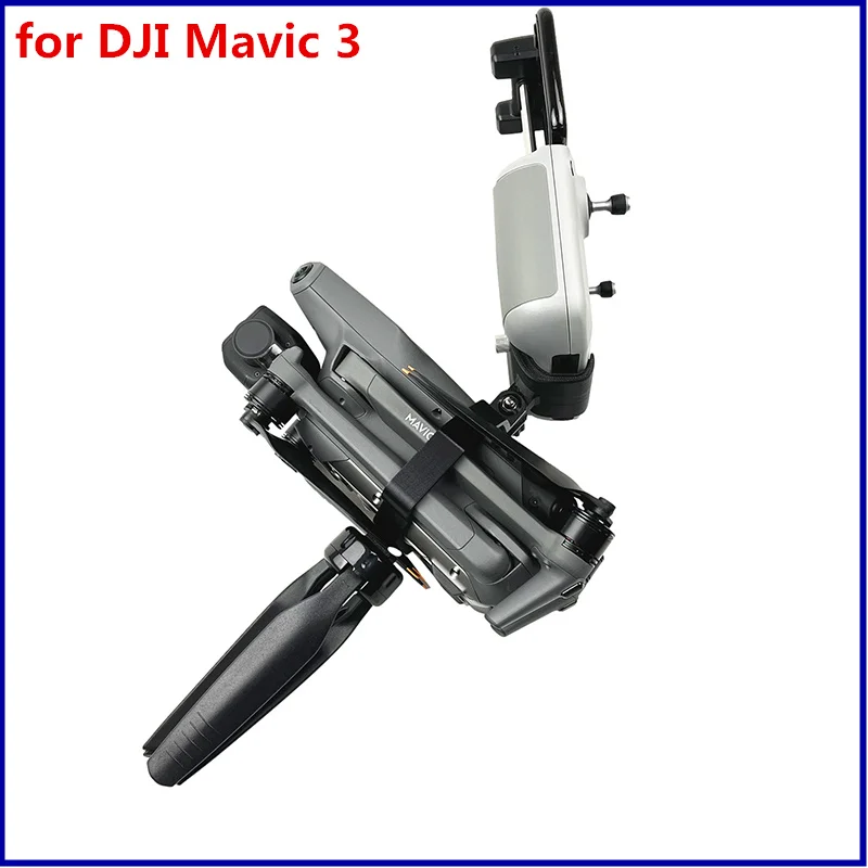

Для дрона DJI Mavic 3/3 Cine ручной карданный стабилизатор с одной ручкой подставка для съемки на земле штатив модифицированный кронштейн аксессуары