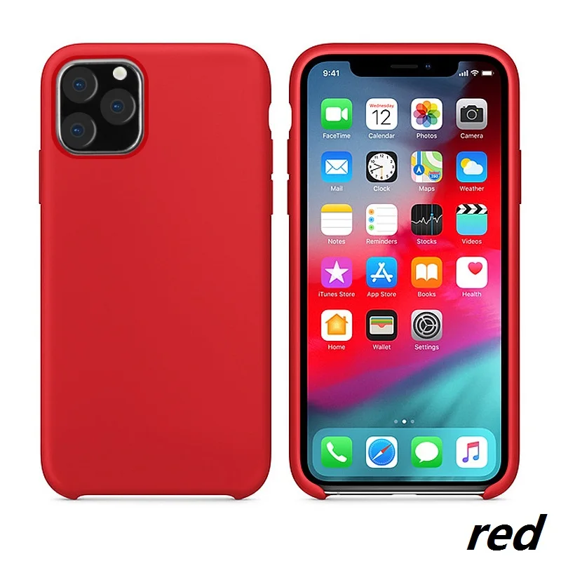 Новое поступление официальный жидкий силиконовый чехол для IPhone 11 Pro Max Мягкий силиконовый чехол из ТПУ