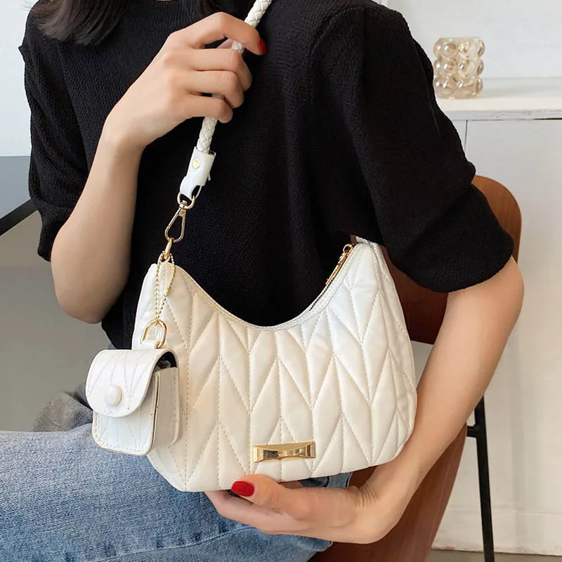 

Новинка 2021, модные сумки-мессенджеры в стиле ретро, Женская универсальная сумка на плечо, высококачественные кожаные простые однотонные су...