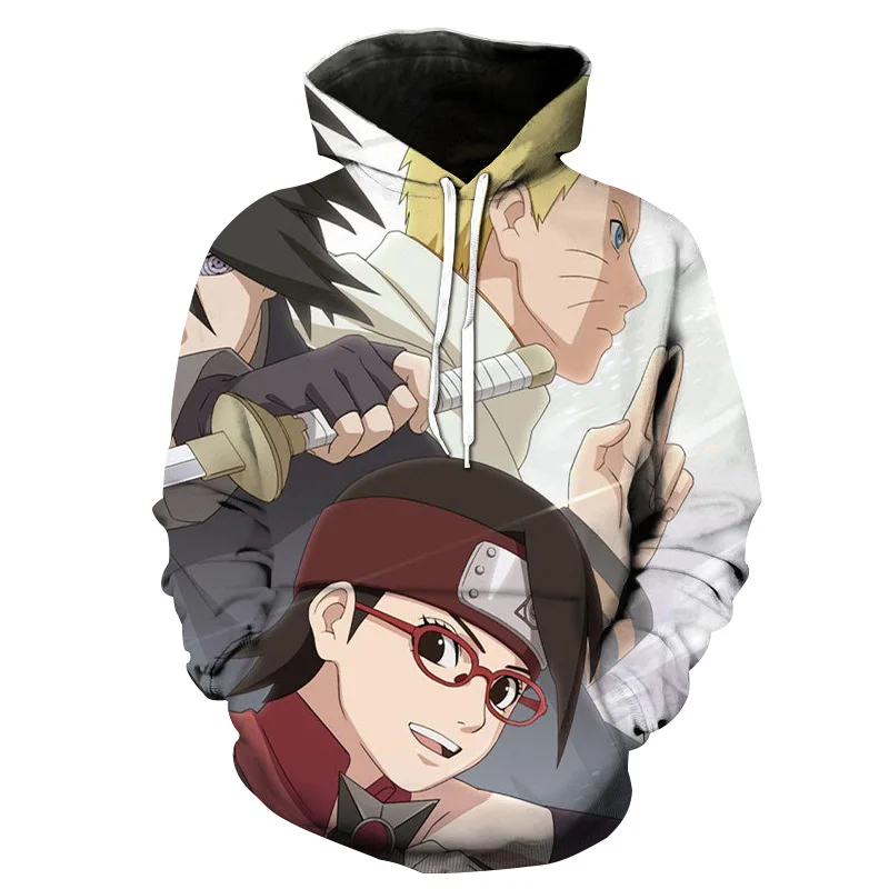 

Spring and Autumn New Men's and Women's Children's Hoodie 3d Printing Japanese Ninja Anime Hiroto Pullover Sweatshirt