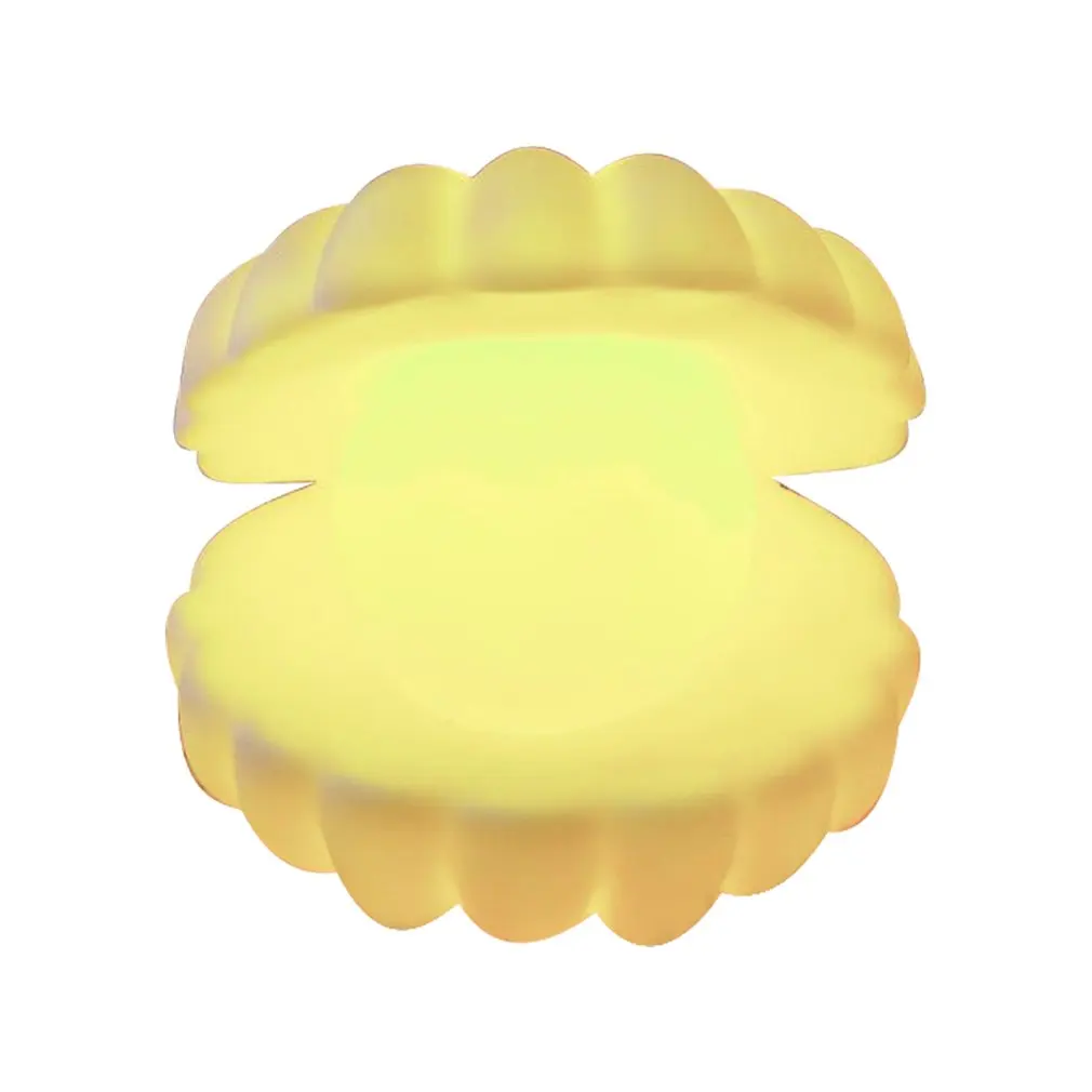 

Ceramic Shell Pearl Night Light Streamer Mermaid Fairy Shell Night Lamp For Bedside Home Decoration Christmas Gift