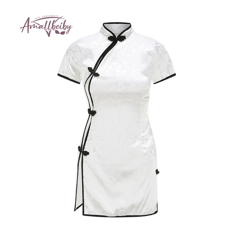 Пижама Qipao в стиле ретро сексуальное нижнее белье традиционное китайское Летнее