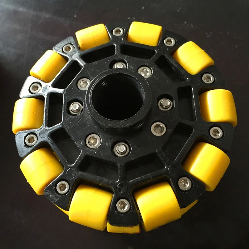 125 мм Роботизированный ролик резиновое всенаправленное колесо|wheel caster|robot wheelrubber