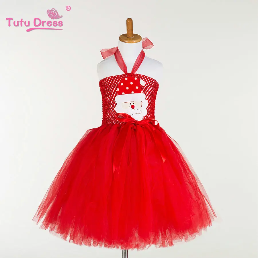 Наряд для первого дня рождения девочек рождественское платье-пачка ручной