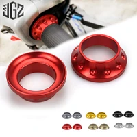 pair motorcycle cnc aluminum handlebar grips handle connection cover exposed decorated for vespa gts 125 250 300 accessories