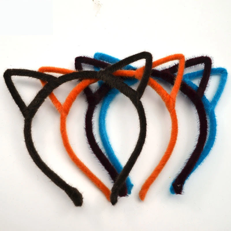 1 шт. Женская повязка на голову с кошачьими ушками аксессуары Сексуальная