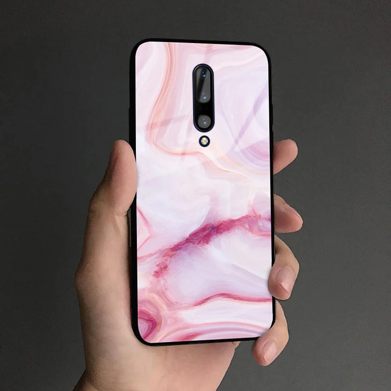 Чехол для телефона One Plus 5, 5, 6, 6, 7 Pro с мраморным рисунком нефjjade 1+ 6, 7, 7 t, чехол из закаленного стекла для телефона, чехол для OnePlus 5, 6, 6, T, 7, T pro
