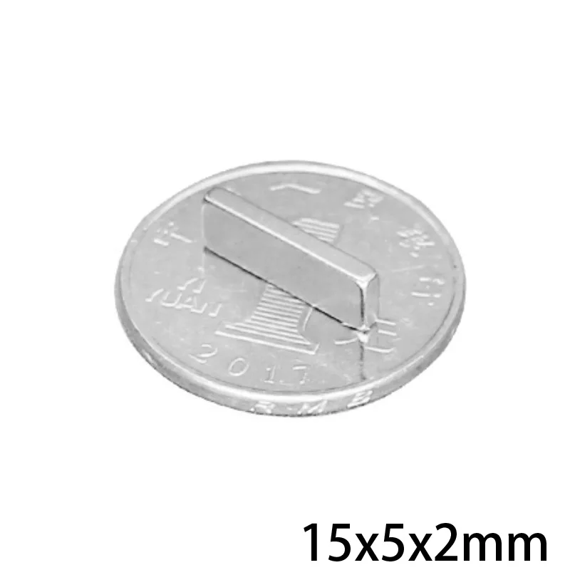 10/20/50/100/200/300/500 шт. 15x5x2 блок Супер Сильные магнитные магниты 15 мм * 5 постоянный