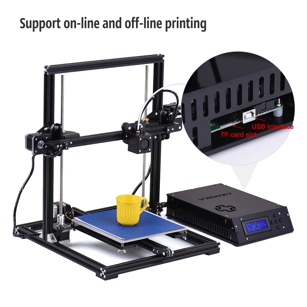 TRONXY X3 3d принтер Набор DIY самостоятельная сборка Настольный большой размер печати