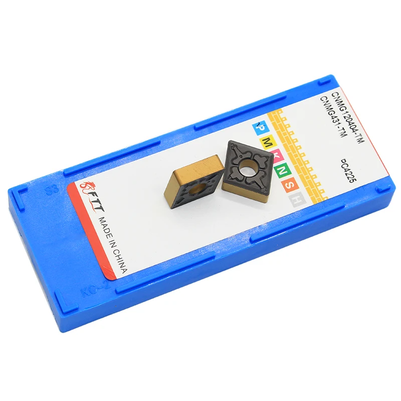 CNMG120404 ТМ PC4225 внешний твердосплавный инструмент для обработки деталей вращения вставная обработка стальных деталей CNC Blade CNMG120408 CNMG 120412