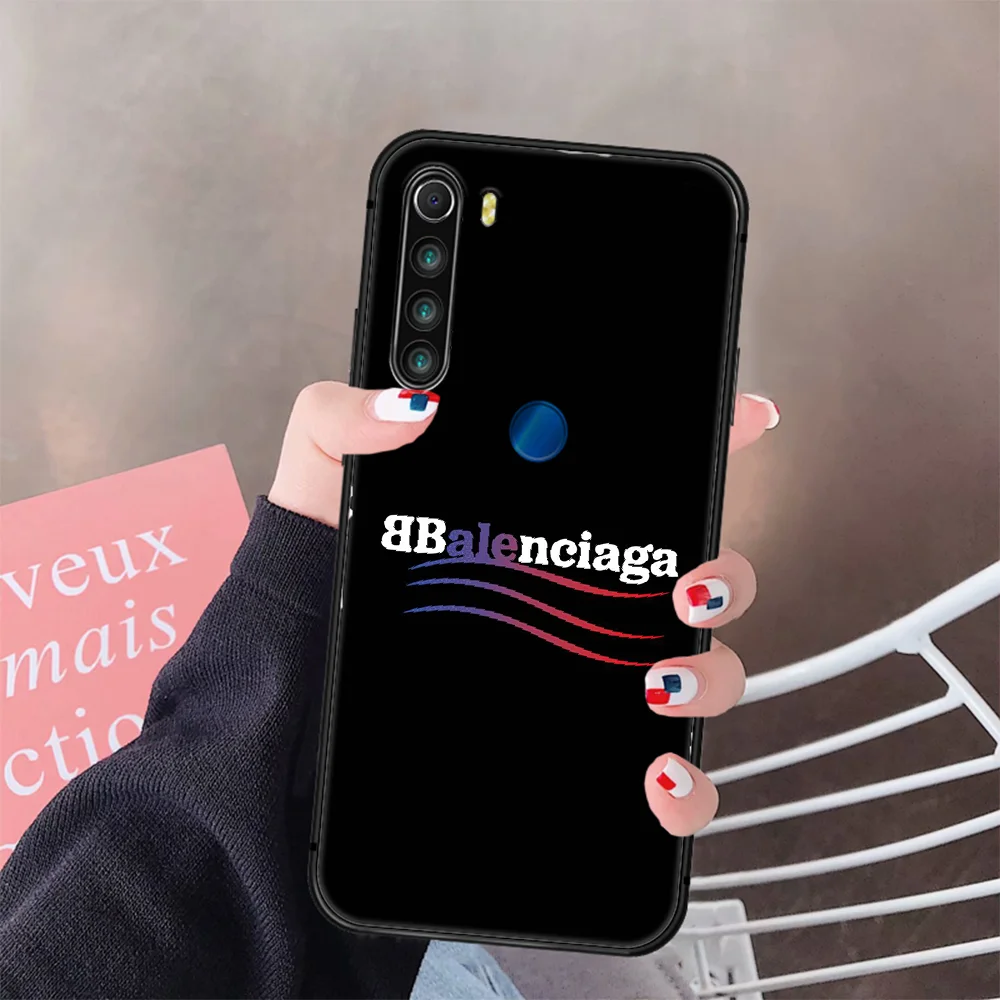 

Luxury Brand French Phone Case Cover Hull For XIAOMI Redmi 7a 8a S2 K20 NOTE 5 5a 6 7 8 8t 9 9s Pro Max black Hoesjes 3D Etui