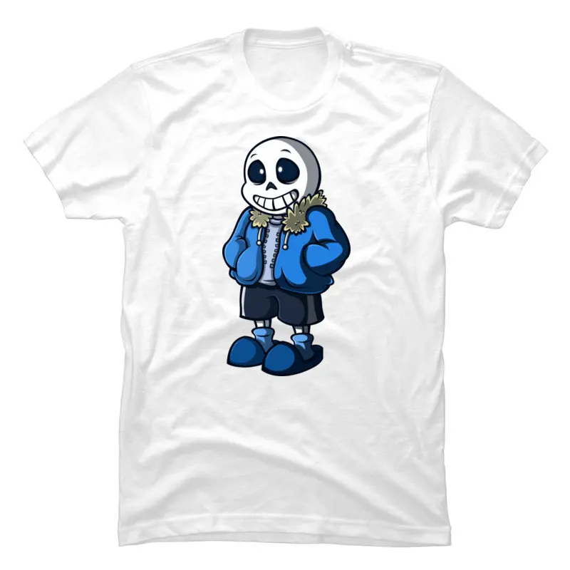 

Game Sans Undertale T-Shirt Pure Cotton Comfortable Tops Tees Men T Shirt Oversized Faddish Print Loose Tee Shirt Videogame