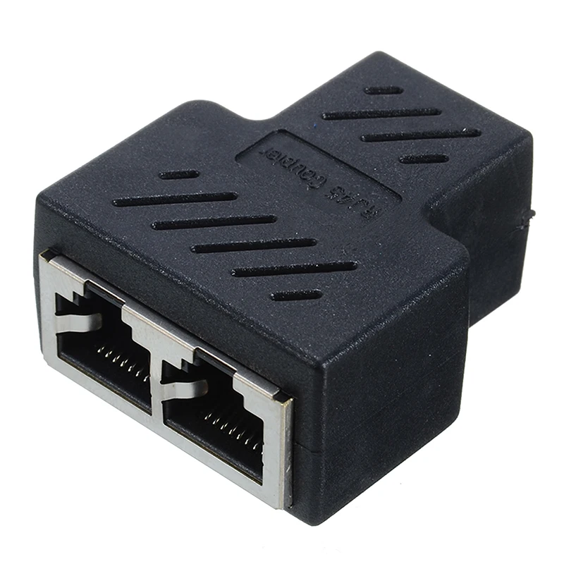 Разветвитель RJ45 сетевой адаптер 1 на 2 канала шт.|Кабели VGA| |